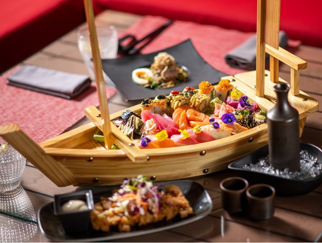 SUSHI AND SAKE